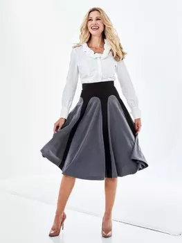 Выкройка: Юбка с клиньями годе