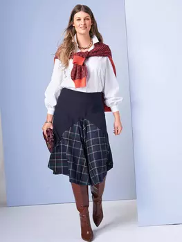 Выкройка: Юбка с клиньями годе