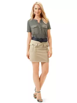 Выкройка: Юбка с накладными карманами