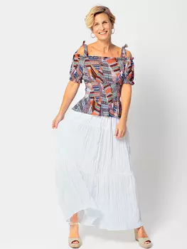 Выкройка: Юбка с оборками