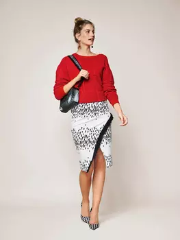 Выкройка: Юбка с оборкой