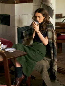 Выкройка: Юбка с оборкой