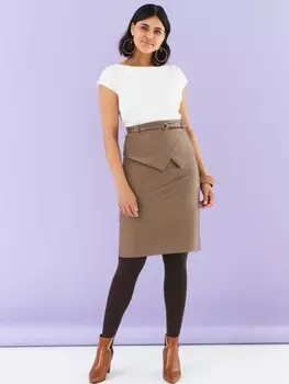 Выкройка: Юбка с отлетными кокетками