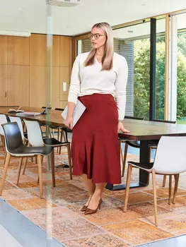 Выкройка: Юбка с пышным низом