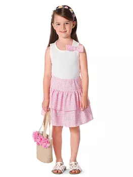 Выкройка: Юбка с ярусами