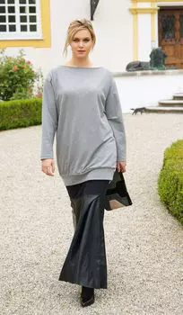 Выкройка: Юбка с расклешенной нижней частью