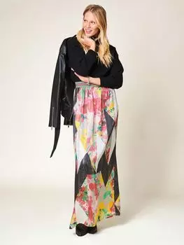 Выкройка: Юбка с разрезом