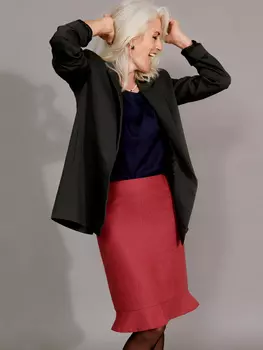 Выкройка: Юбка с воланом