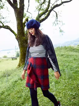 Выкройка: Юбка с воланом