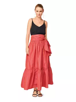 Выкройка: Юбка с высоким поясом