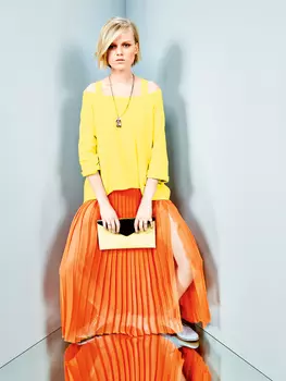 Выкройка: Юбка с высоким разрезом