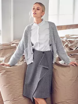 Выкройка: Юбка с запахом