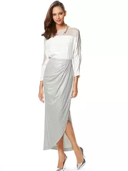 Выкройка: Юбка с запахом