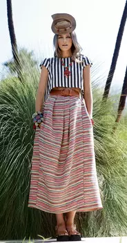 Выкройка: Юбка с запахом