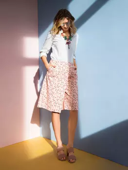 Выкройка: Юбка-шорты расклешенного силуэта