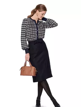 Выкройка: Юбка слегка расклешенного силуэта