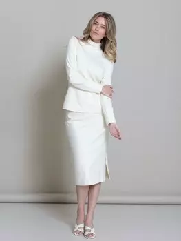 Выкройка: Юбка со шлицей в боковом шве