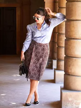 Выкройка: Юбка со складками