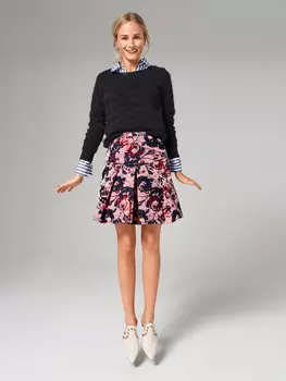 Выкройка: Юбка со складками