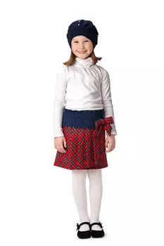 Выкройка: Юбка со складками