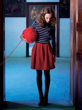 Выкройка: Юбка со складками