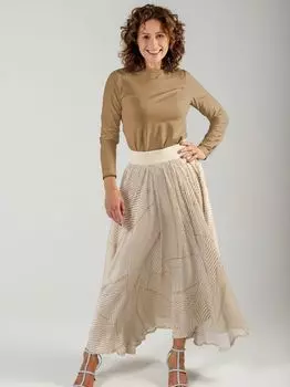 Выкройка: Юбка-солнце макси-формата