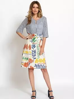 Выкройка: Юбка трапециевидного силуэта