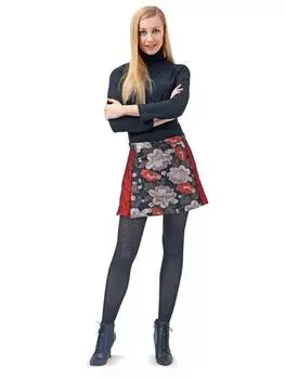 Выкройка: Юбка-трапеция