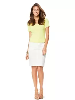 Выкройка: Юбка узкая