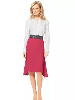 Выкройка: Юбка узкая с втачными клиньями