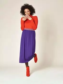 Выкройка: Юбка в формате миди