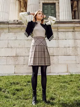 Выкройка: Юбка в складку