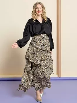 Выкройка: Юбка в стиле бохо