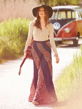 Выкройка: Юбка в стиле пэчворк