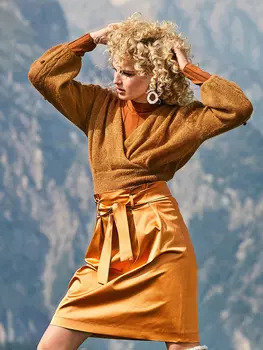 Выкройка: Юбка в стиле paper bag