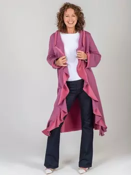 Выкройка: Кардиган с расклешенными рукавами