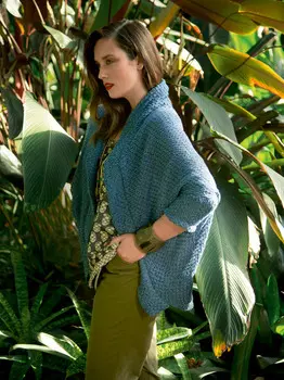 Выкройка: Кардиган с рукавами 3/4