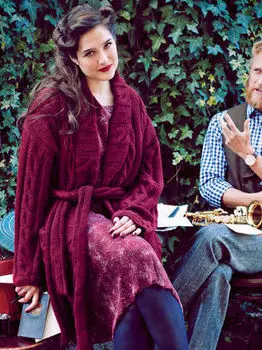 Выкройка: Кардиган с широкой планкой