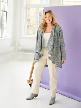 Выкройка: Кардиган свободного кроя