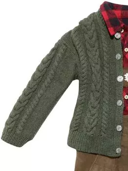 Выкройка: Кардиган вязаный