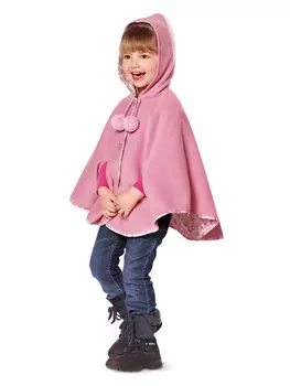 Выкройка: Кейп с капюшоном