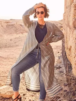 Выкройка: Кимоно с разрезами по бокам