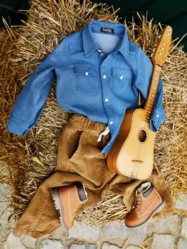 Выкройка: Классическая джинсовая рубашка