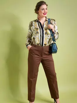 Выкройка: Классические брюки со стрелками