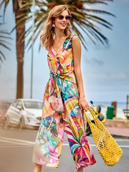 Выкройка: Комбинезон миди