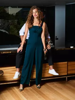 Выкройка: Комбинезон на бретелях