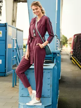 Выкройка: Комбинезон на молнии