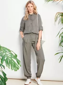 Выкройка: Комбинезон с длинными рукавами