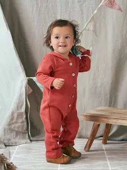 Выкройка: Комбинезон с капюшоном