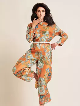 Выкройка: Комбинезон с кулиской на талии